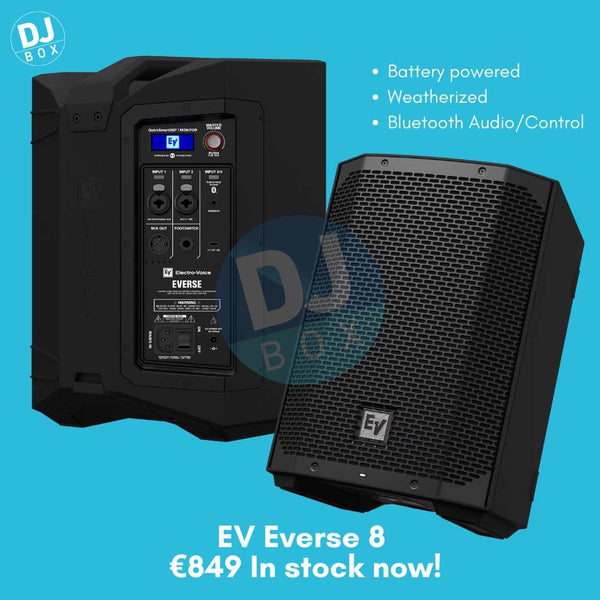 Introducing the NEW Electro Voice Everse 8 Speaker DJbox.ie DJ Shop
