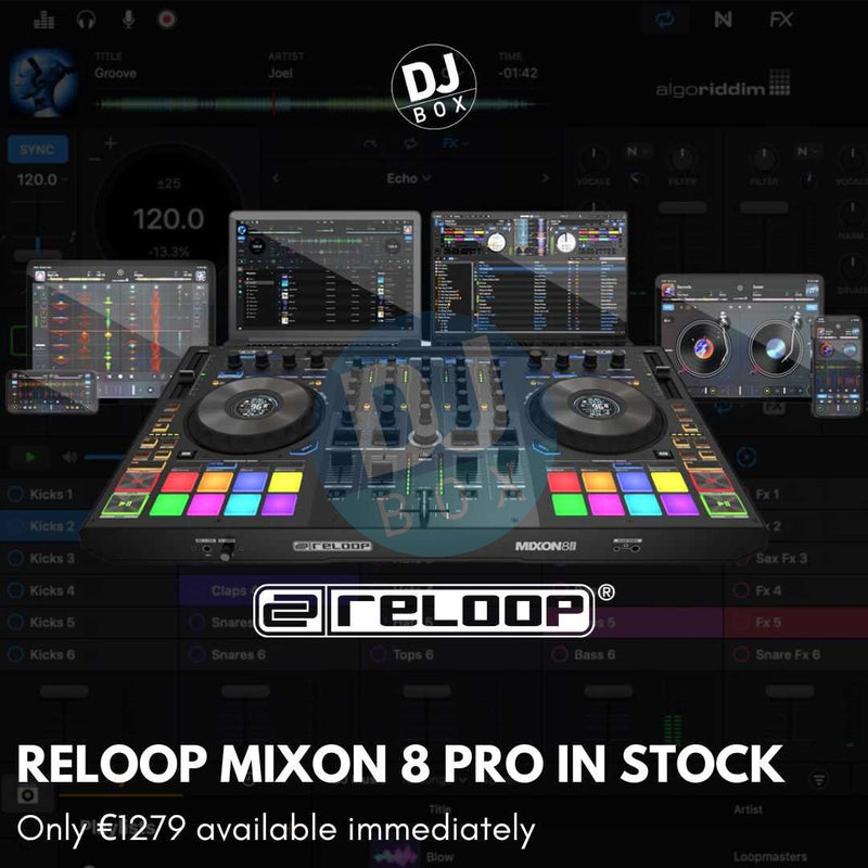 Reloop Mixon 8 Pro IN STOCK now in DJbox DJbox.ie DJ Shop