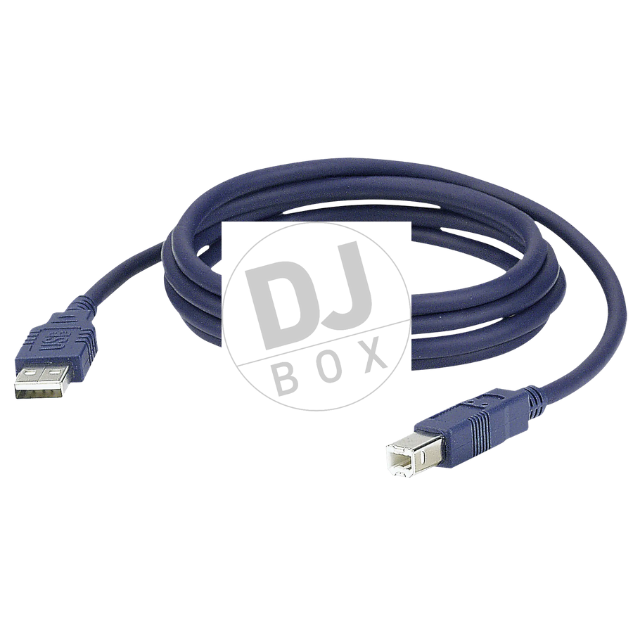 DAP Audio 1.5m USB-A to USB-B at DJbox.ie DJ Shop