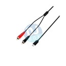 Adam Hall Adam Hall 2 x RCA male to USB-C 3m at DJbox.ie DJ Shop
