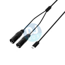 Adam Hall Adam Hall 2 x unbalanced XLR male to USB-C at DJbox.ie DJ Shop
