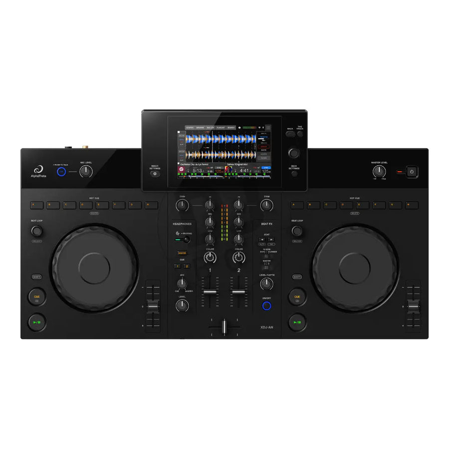 AlphaTheta XDJ-AN 2-channel all-in-one DJ system top view