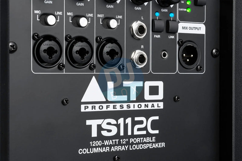 Alto Alto Professional TS112C Portable Colum Array Loudspeaker at DJbox.ie DJ Shop