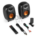 Audizio Audizio RS80 Active Bookshelf Speaker Set 160W BT at DJbox.ie DJ Shop