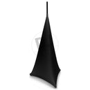 BeamZ BeamZ Black Speaker Stand Cover – 70cm or 120cm at DJbox.ie DJ Shop