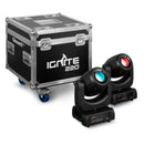 BeamZ BeamZ Pro IGNITE220 LED Spot Moving Head 2pcs in Flightcase at DJbox.ie DJ Shop