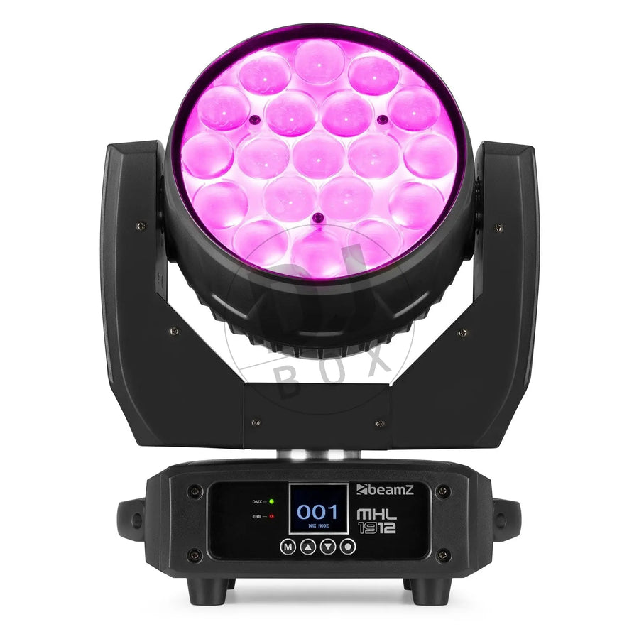 BeamZ BeamZ Pro MHL1912 LED Wash Moving Head with Zoom at DJbox.ie DJ Shop
