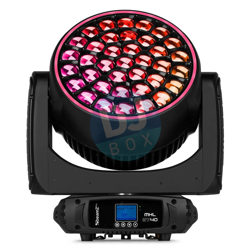 BeamZ BeamZ Pro MHL3740 LED Wash Moving Head with Zoom at DJbox.ie DJ Shop