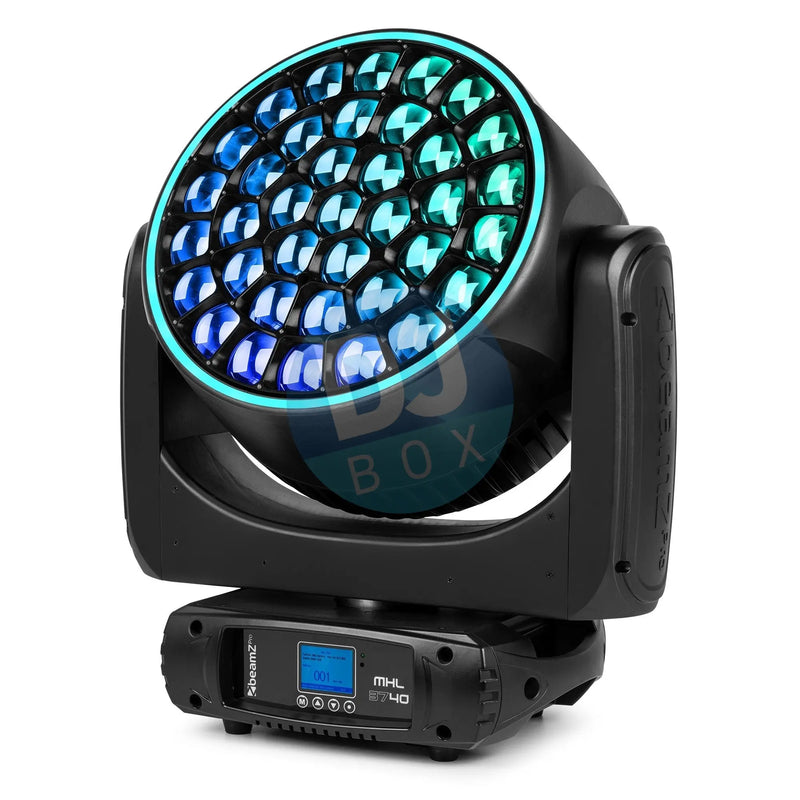 BeamZ BeamZ Pro MHL3740 LED Wash Moving Head with Zoom at DJbox.ie DJ Shop