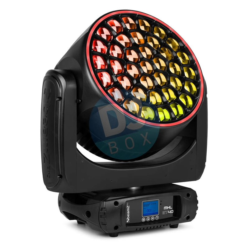 BeamZ BeamZ Pro MHL3740 LED Wash Moving Head with Zoom at DJbox.ie DJ Shop