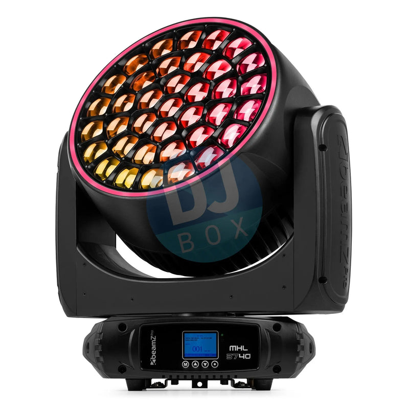 BeamZ BeamZ Pro MHL3740 LED Wash Moving Head with Zoom at DJbox.ie DJ Shop