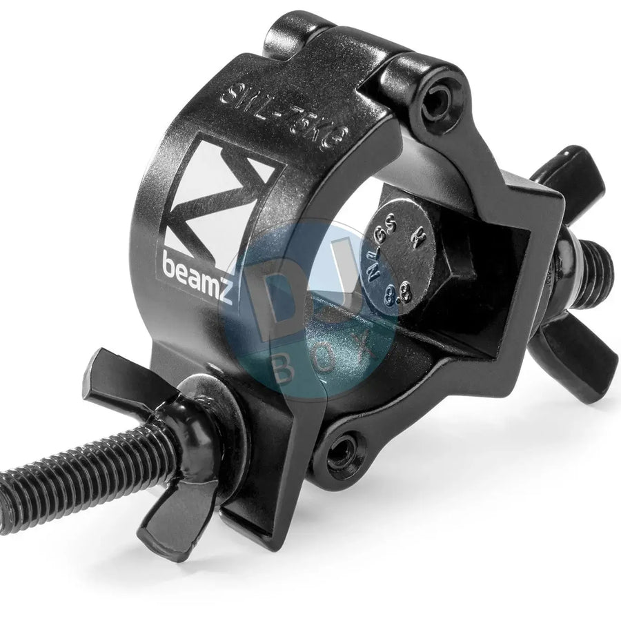 BeamZ Beamz Compact half coupler slimline black 75KG at DJbox.ie DJ Shop