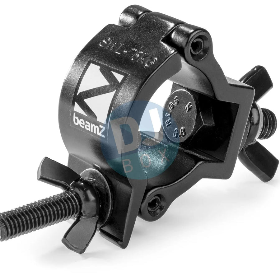 BeamZ Beamz Compact half coupler slimline black 75KG at DJbox.ie DJ Shop
