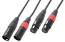 PD-Connex CX60-3 Cable 2xXLR Male-2xXLR Female 3.0m at DJbox.ie DJ Shop