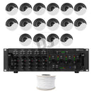 DJbox.ie DJ Shop Café/Retail Speaker Package - 16 x 6.5" Ceiling Speakers & Amp (Multi-zone) at DJbox.ie DJ Shop