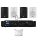 DJbox.ie DJ Shop Café/Retail Speaker Package - 4x Wall Speakers & Amp at DJbox.ie DJ Shop