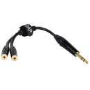 DAP Audio DAP FLA5 – male stereo jack to 2 female stereo mini-jack at DJbox.ie DJ Shop
