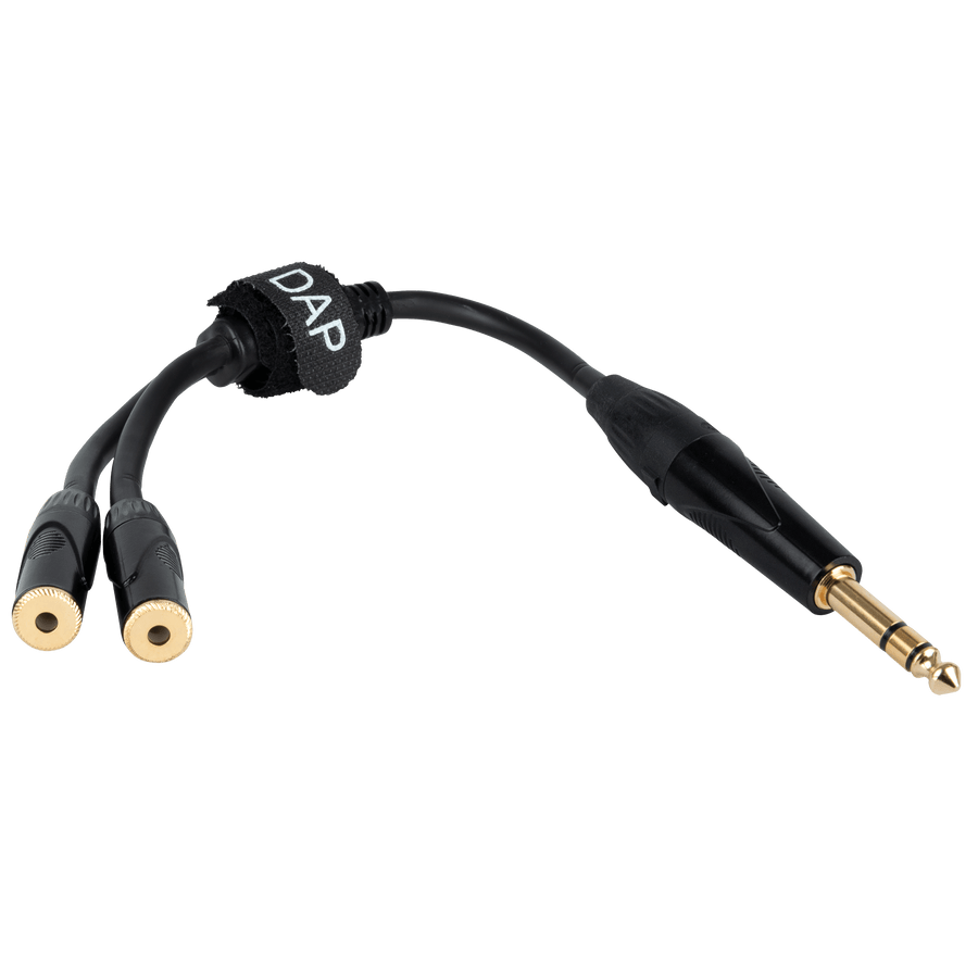 DAP Audio DAP FLA5 – male stereo jack to 2 female stereo mini-jack at DJbox.ie DJ Shop