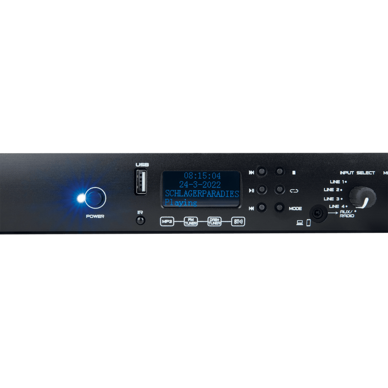 DAP Audio DAP MP-100DBT Professional Media Player with DAB+ at DJbox.ie DJ Shop