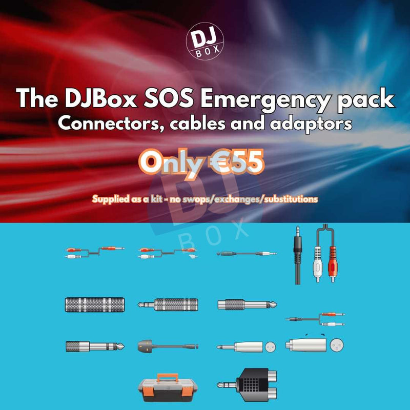 DJbox.ie DJ Shop Djbox.ie SOS Emergency kit - connectors, cables etc at DJbox.ie DJ Shop