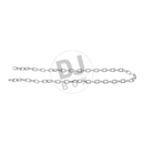 Eurolite Eurolite Link Chain 4mm, WLL 80kg, 1m at DJbox.ie DJ Shop