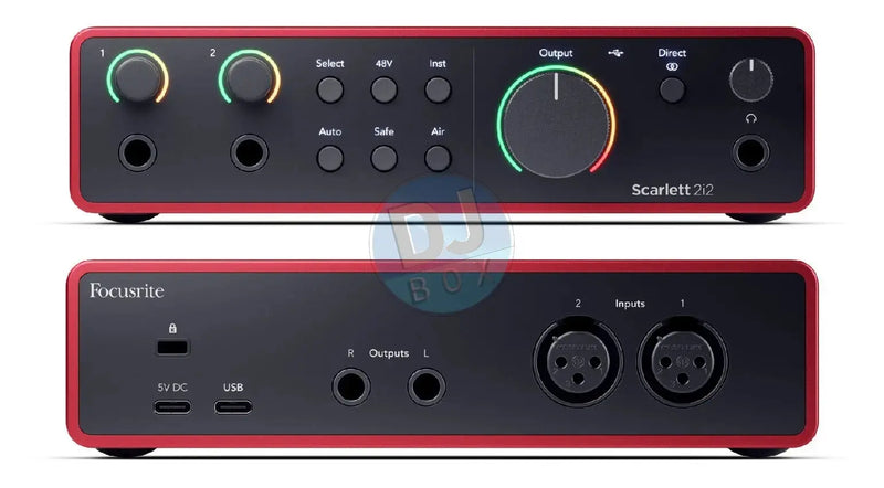 DJ機材 Focusrite Scarlett 2i2 DJbox.ie DJ Shop Focusrite Scarlett 2i2 (4th Gen) - DJbox.ie DJ Shop