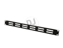 Omnitronic Front Panel Z-19 Ventilated 1U – Black at DJbox.ie DJ Shop