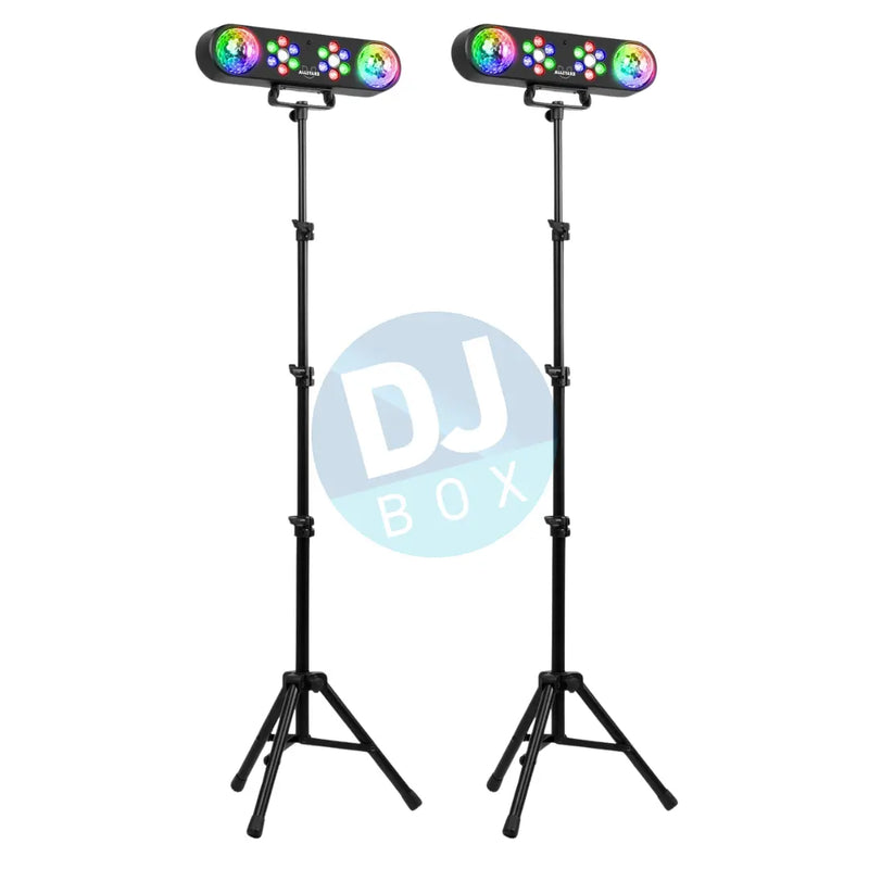 Fuzzix Fuzzix AllStar2 LED Party Light Effect — Pair at DJbox.ie DJ Shop