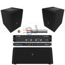 Intusonic Premium 2.1 Bar & Restaurant Sound System – 2x 6.5” Speakers + Dual 8” Subwoofer