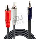 Lindy Lidy Premium Audio Cable 2x Phono 3,5mm/20m at DJbox.ie DJ Shop