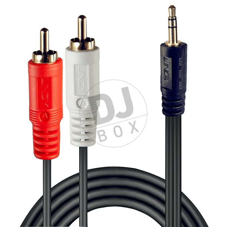 Lindy Lidy Premium Audio Cable 2x Phono 3,5mm/20m at DJbox.ie DJ Shop