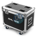 BeamZ MHL1912 Moving Head Wash with Zoom 2pcs in Flightcase at DJbox.ie DJ Shop