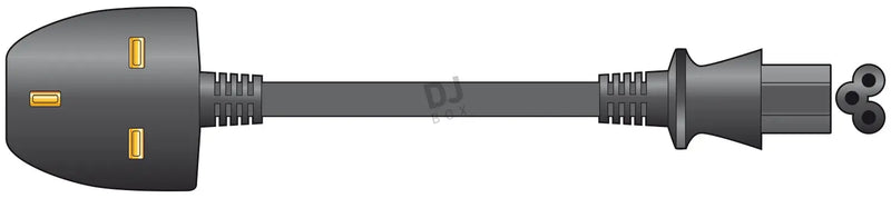 Mercury Mains Power Leads UK Plug - Clover Leaf 3A at DJbox.ie DJ Shop