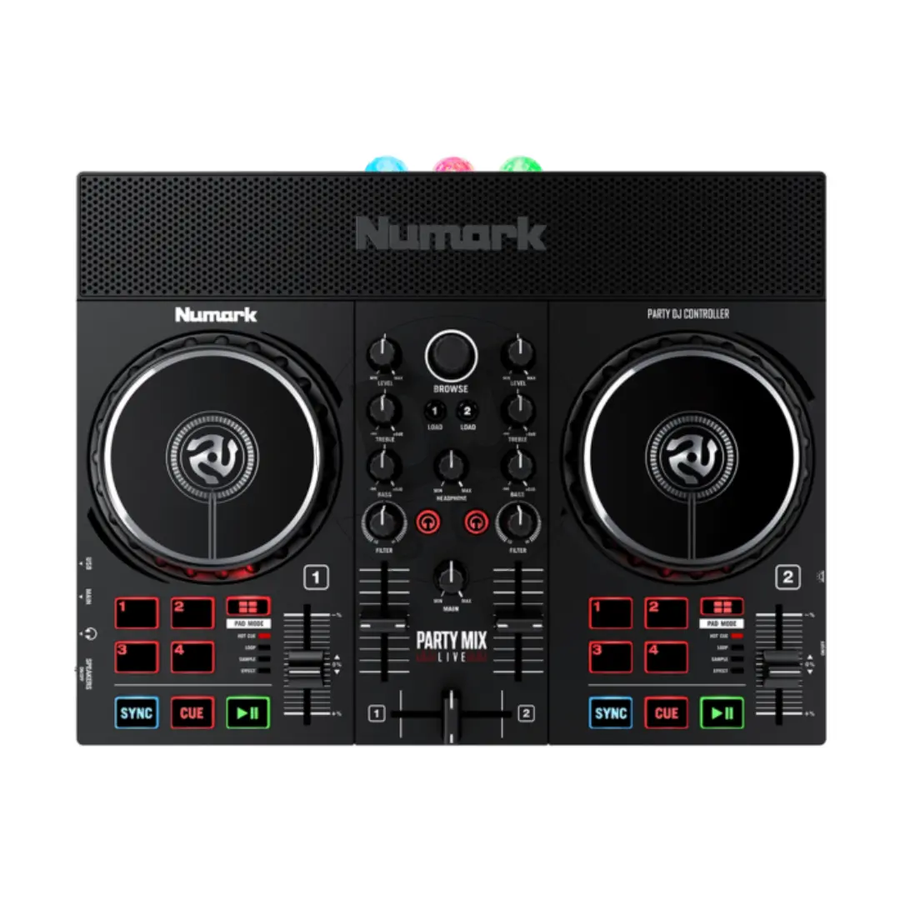 Numark Numark Partymix Live DJ Controller at DJbox.ie DJ Shop