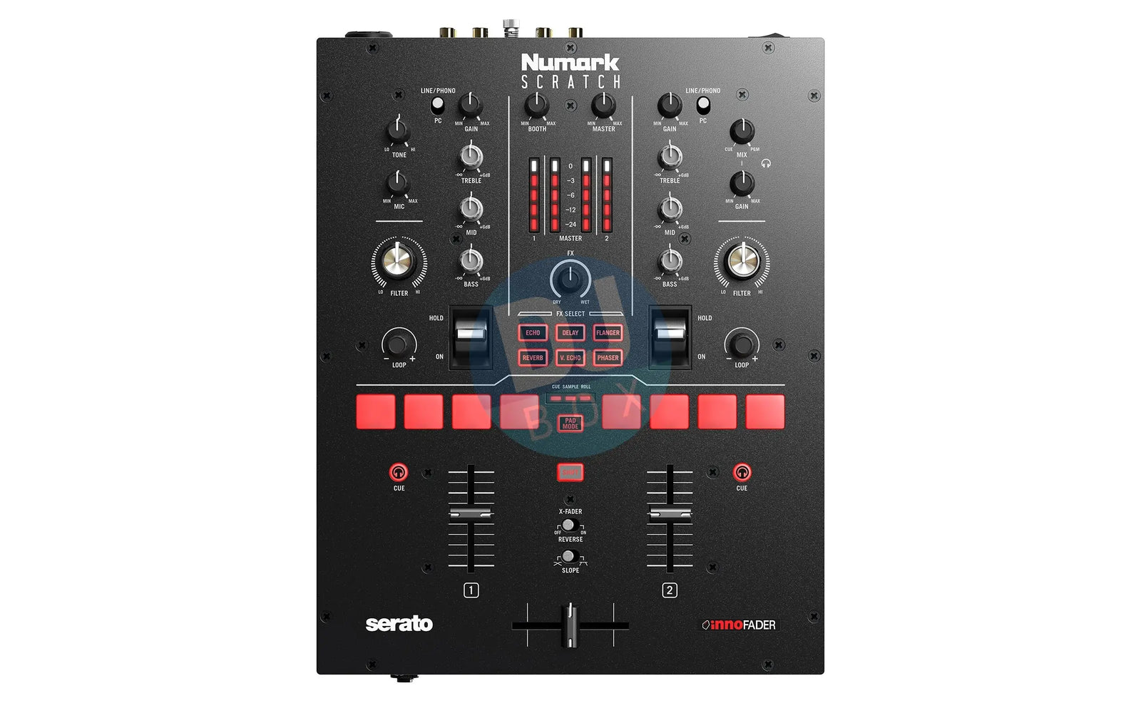 Numark Scratch 24-bit two-channel mixer - DJbox.ie DJ Shop