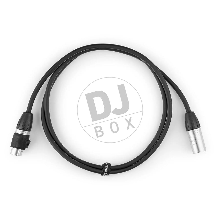 PD-Connex PD-Connex CX104-1 DMX IP65 XLR 3-pin Male-XLR Female at DJbox.ie DJ Shop