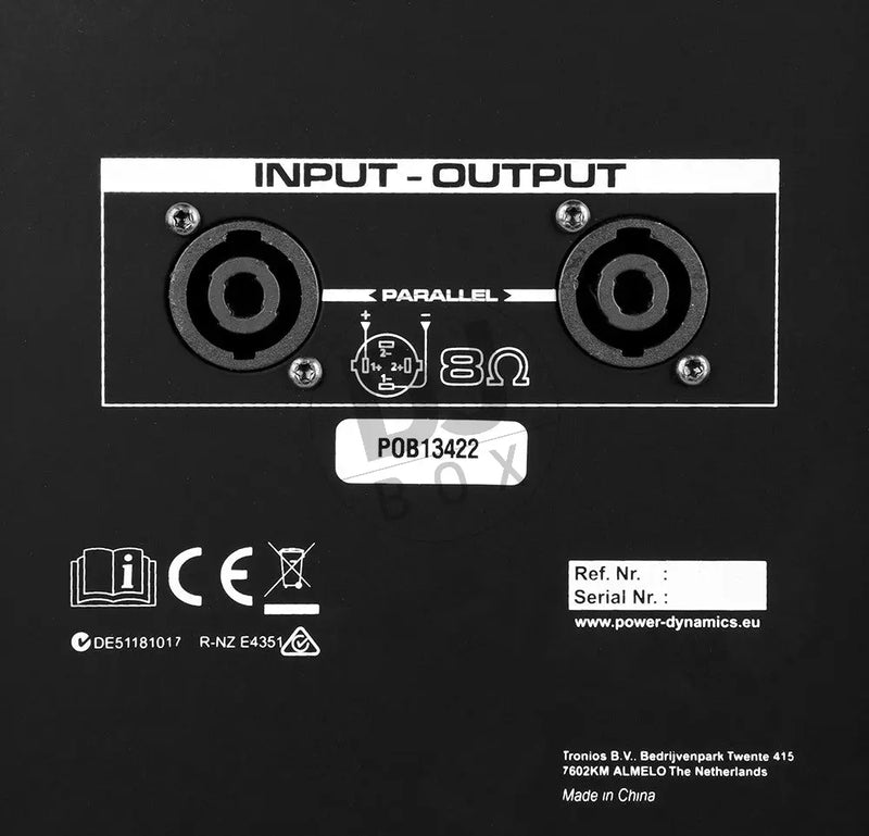 Power Dynamics PD410P Passive Speaker 10" 800W at DJbox.ie DJ Shop