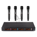 Power Dynamics Power Dynamics PD504H - 4 way handheld radio mic set at DJbox.ie DJ Shop