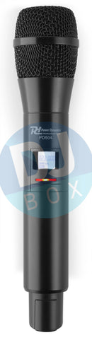 Power Dynamics Power Dynamics PD504H 4x 50-Channel UHF Wireless Microphone Set with 4 handheld microphones at DJbox.ie DJ Shop