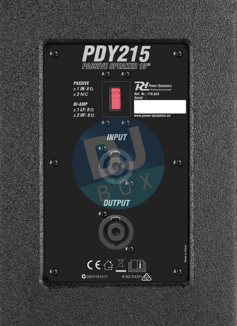 Power Dynamics Power Dynamics PDY215 Passive Speaker at DJbox.ie DJ Shop