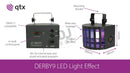 QTX QTX LED Derby 9 Light Effect at DJbox.ie DJ Shop