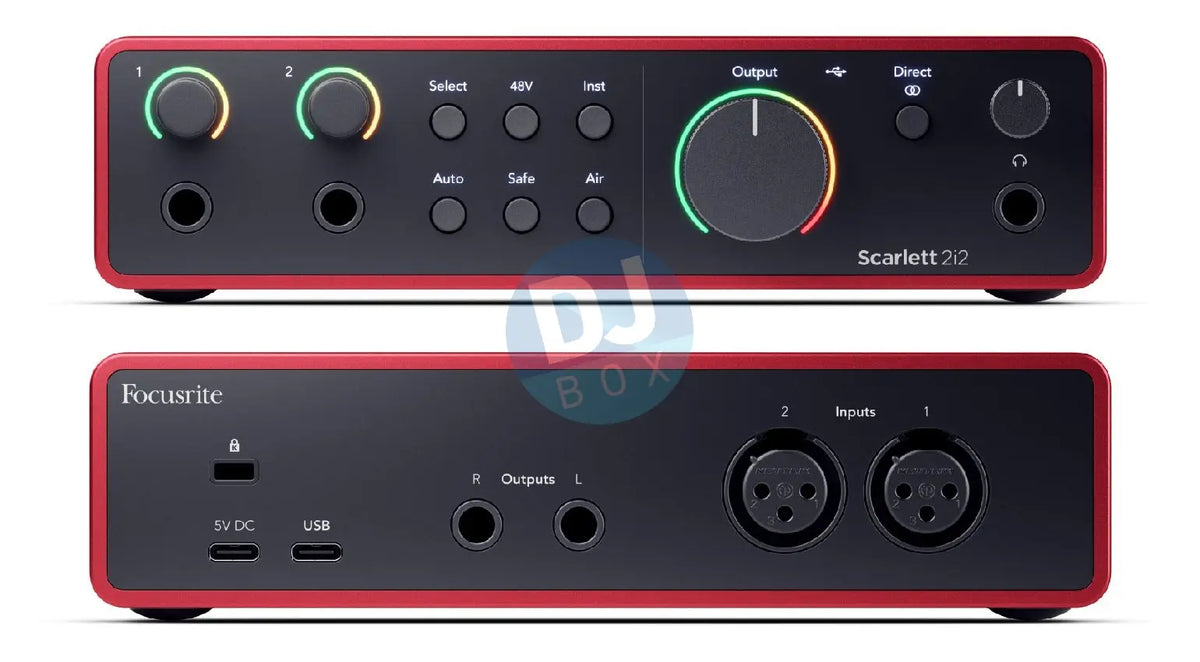 DJbox.ie DJ Shop Focusrite Scarlett 2i2 (4th Gen) - DJbox.ie DJ Shop
