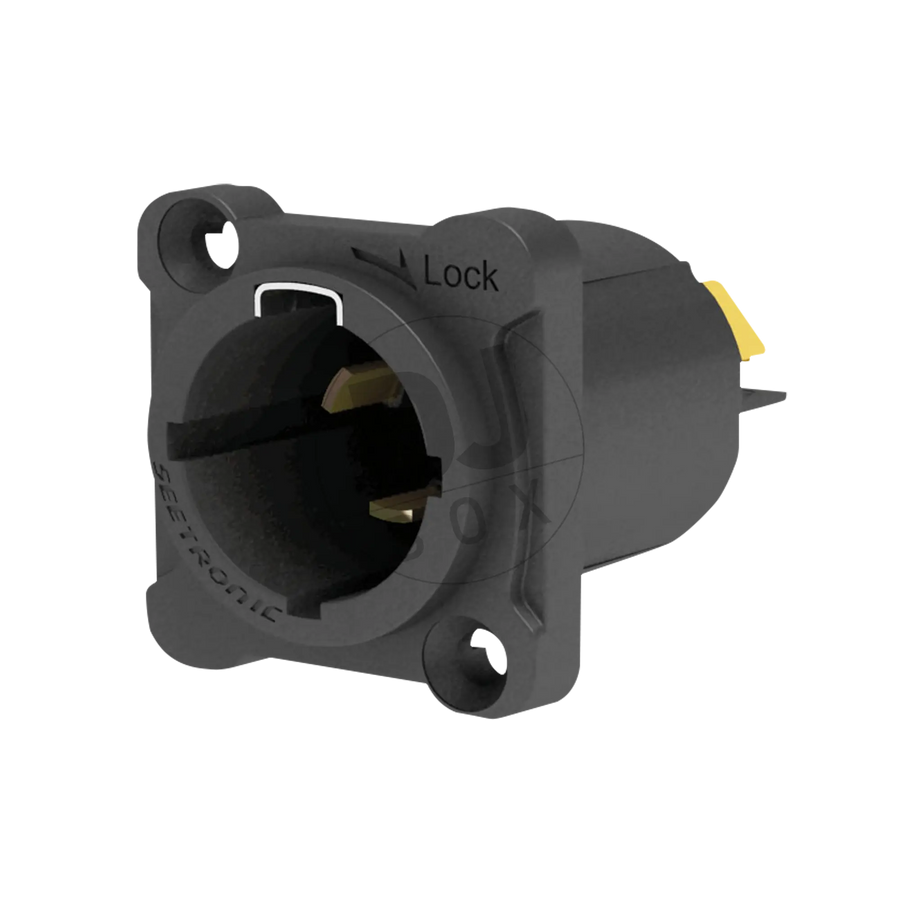 Seetronic Power Pro True Inlet Chassis Connector - Male - D- Size