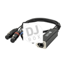 Showgear Showgear - 4-channel DMX shuttle snake via network cable at DJbox.ie DJ Shop