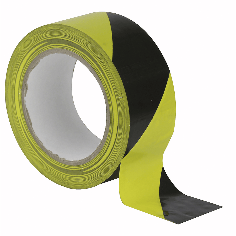 Showgear Showgear Floor-Marking Tape Black/yellow - 50mm/33m at DJbox.ie DJ Shop