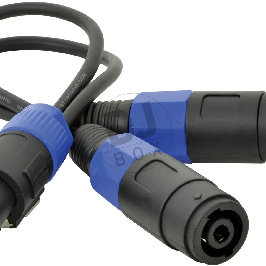 Citronic Speaker Splitter Lead Speaker Plug to 2 x Speaker Sockets 0.3m at DJbox.ie DJ Shop