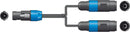 Citronic Speaker Splitter Lead Speaker Plug to 2 x Speaker Sockets 0.3m at DJbox.ie DJ Shop