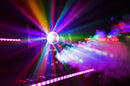 QTX SpheroSmoke: Compact 400W LED Fog Machine with RGB Magic Ball Effect at DJbox.ie DJ Shop