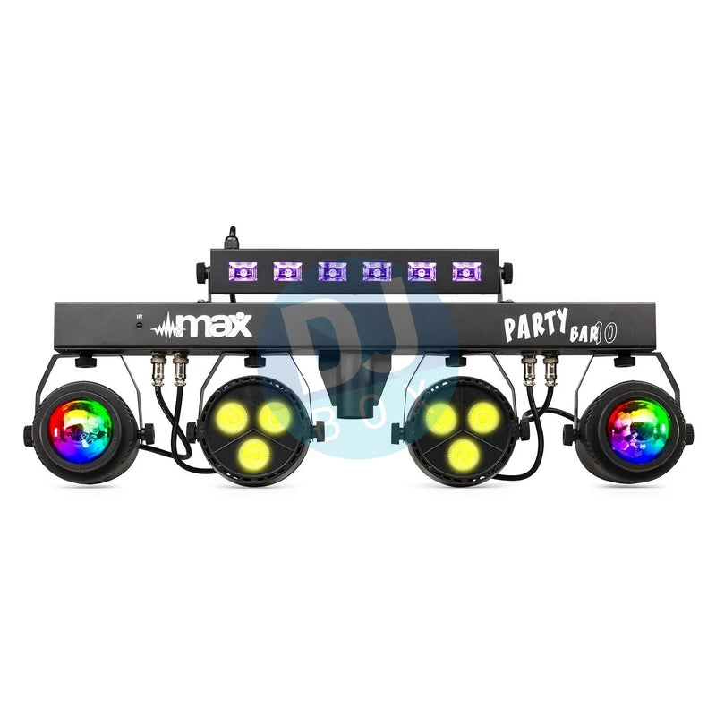 Max Max PartyBar10 Set 2x Jelly Moon, 2xPAR and UV/Strobe at DJbox.ie DJ Shop