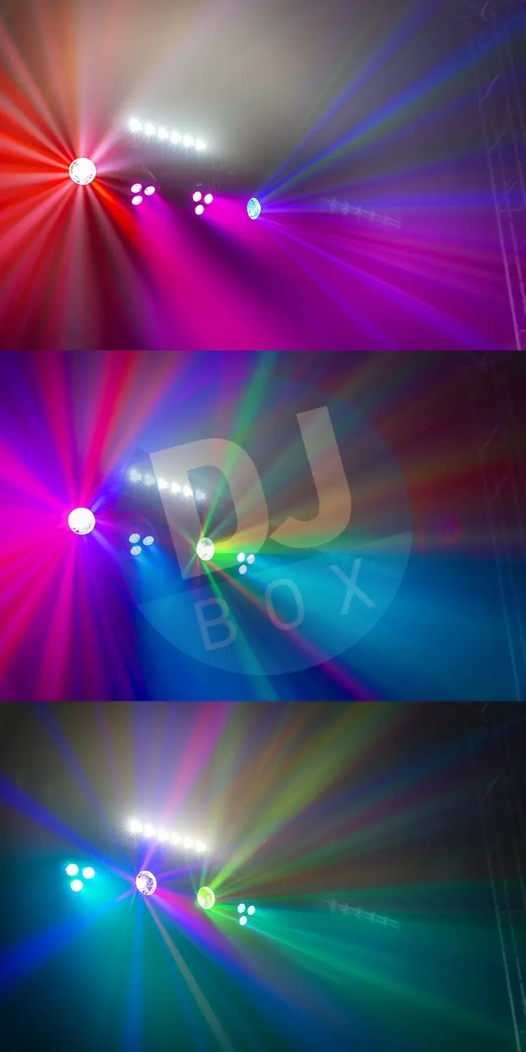 Max Max PartyBar10 Set 2x Jelly Moon, 2xPAR and UV/Strobe at DJbox.ie DJ Shop